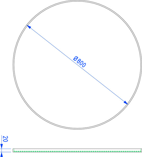 Изображение товара Зеркало Lauter Eva COMO80 (золото)