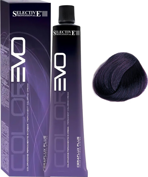 Изображение товара Крем-краска для волос Selective Professional Colorevo 4.7 (100мл, каштановый фиолетовый)