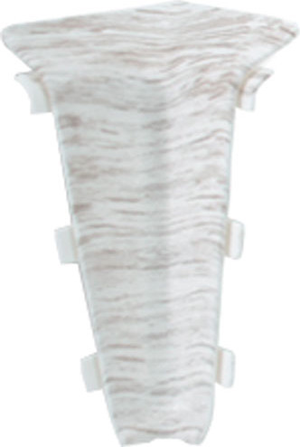 Изображение товара Уголок для плинтуса DekorPlast 67мм LL030 (2шт, береза белая, внутренний, флоупак)