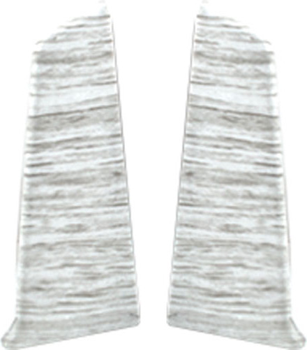 Изображение товара Заглушка для плинтуса DekorPlast 67мм LL005 (2шт, ясень шимо светлый, флоупак)