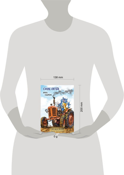 Изображение товара Ежедневник Эксмо Синие котята. Жизнь в деревке / 9785042021152 (72л)