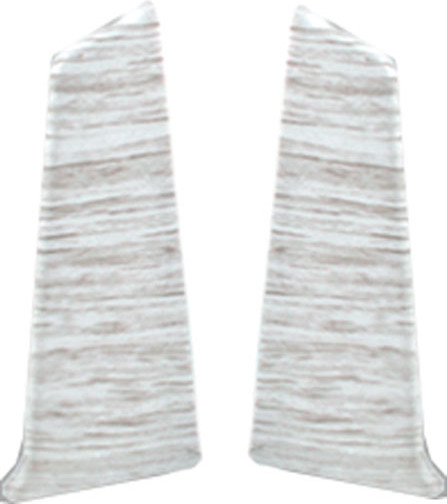 Изображение товара Заглушка для плинтуса DekorPlast 67мм LL030 (2шт, береза белая, флоупак)