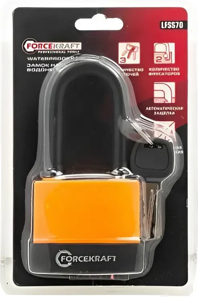 Изображение товара Замок навесной ForceKraft FK-LFSS70 (60362)
