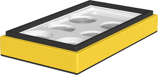 Изображение товара Подкрышник для улья Lyson Для 6-рамочного улья 520x300 / W1164Y (желтый)