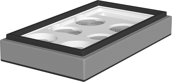 Изображение товара Подкрышник для улья Lyson Для 6-рамочного улья 520x300 / W1164GR (серый)