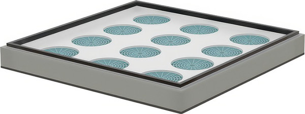 Изображение товара Подкрышник для улья Lyson Многофункциональный Для 10-рамочного улья 520x450 / W102120GR (серый)