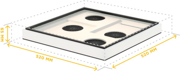 Изображение товара Подкрышник для улья Lyson Для 12-рамочного улья 520x520 / W100300 (неокрашенный)