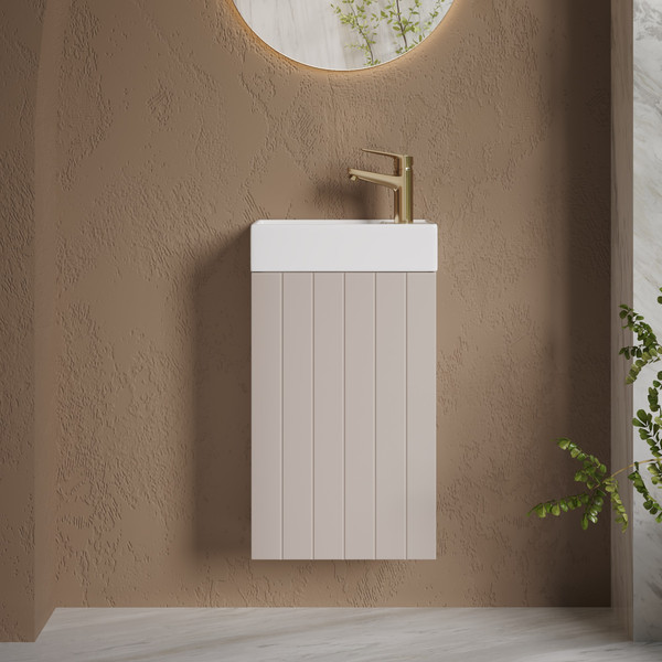 Изображение товара Тумба с умывальником Lauter Amelia 40 (кашемир п/мат)