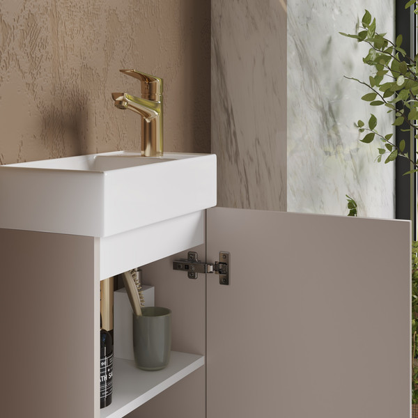 Изображение товара Тумба с умывальником Lauter Amelia 40 (кашемир п/мат)