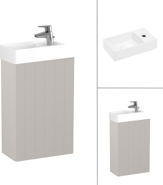 Изображение товара Тумба с умывальником Lauter Amelia 40 (кашемир п/мат)