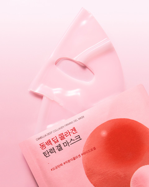 Изображение товара Набор масок для лица Round Lab Camellia Deep Collagen Firming Gel Mask (4x34г)