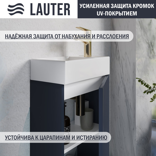 Изображение товара Тумба с умывальником Lauter Amelia 40 (гранатовый п/мат)