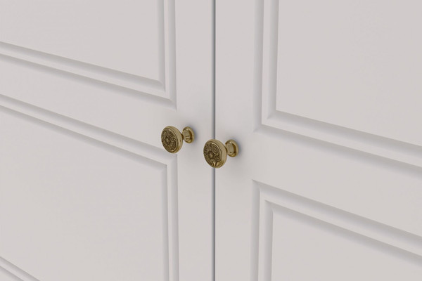 Изображение товара Комод Bravo Мебель Лорето 5 ящиков (персидский жемчуг/лак льняной)