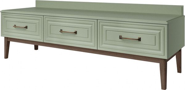 Изображение товара Тумба Bravo Мебель Гориция ТВ (лак/зеленый самшит)