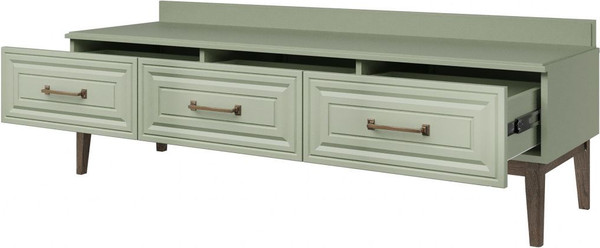 Изображение товара Тумба Bravo Мебель Гориция ТВ (лак/зеленый самшит)