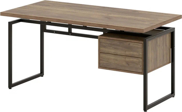 Изображение товара Письменный стол Millwood Бремен 160х80 (дуб табачный Craft/металл черный)