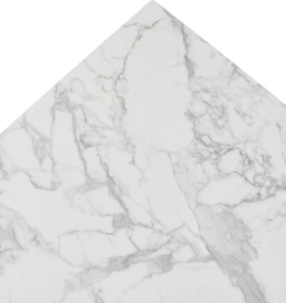 Изображение товара Обеденный стол M-City Esmir 160 Matte Arabescato Solid Ceramic / 614M05909 (орех)