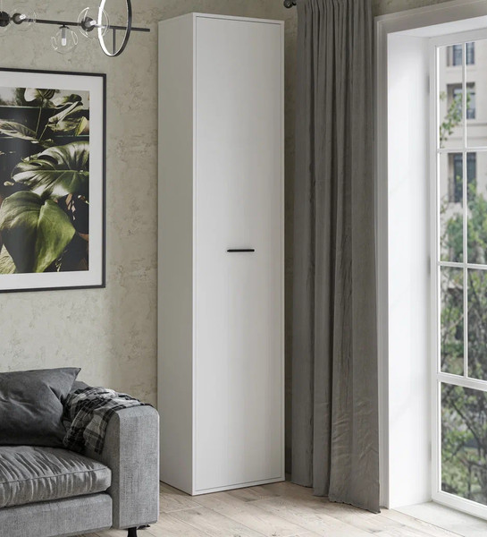 Изображение товара Шкаф-пенал Интерлиния Skill-23/1 (белый платинум)