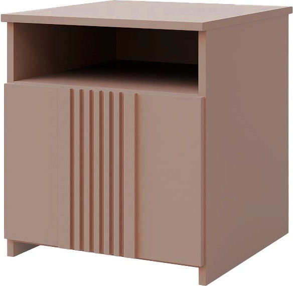 Изображение товара Прикроватная тумба Мебель-КМК 1ДН Харди КМК 0965.31-01 (капучино/SAT 13 капучино)
