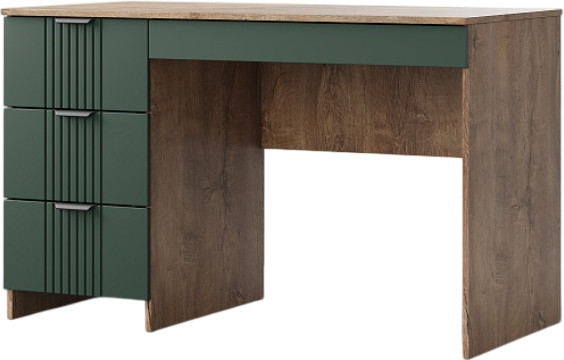 Изображение товара Письменный стол Мебель-КМК Герта КМК 0979.30 (дуб канзас/SAT 22 зеленый мат)