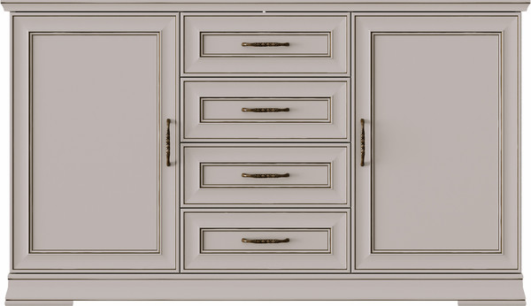 Изображение товара Тумба Black Red White Florencia KOM2D4S (персидский жемчуг)