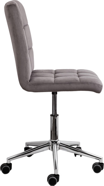 Изображение товара Кресло офисное AksHome Fiji поворотное (светло-серый велюр HCJ-38/хром)