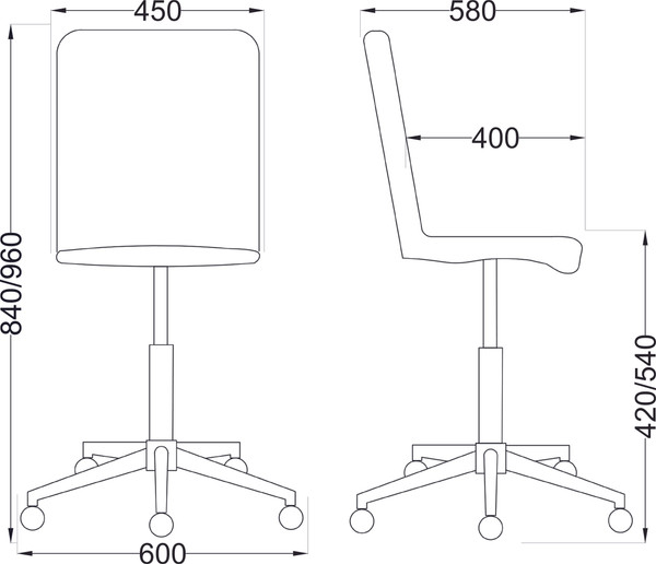 Изображение товара Кресло офисное AksHome Fiji поворотное (светло-серый велюр HCJ-38/хром)