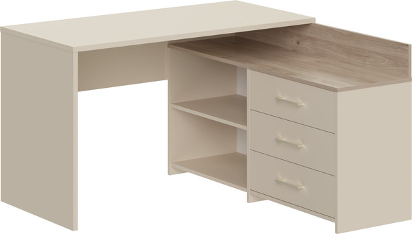 Изображение товара Письменный стол MySTAR Кросс ИВ-120.01.00 (гикори кингстон/персидский жемчуг)