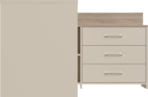 Изображение товара Письменный стол MySTAR Кросс ИВ-120.01.00 (гикори кингстон/персидский жемчуг)