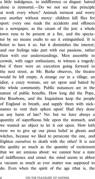 Изображение товара Книга АСТ On the Pleasure of Hating, мягкая обложка (Hazlitt W.)