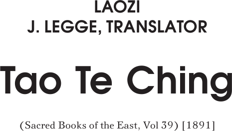 Изображение товара Книга АСТ Tao Te Ching Laozi (9785171588366)