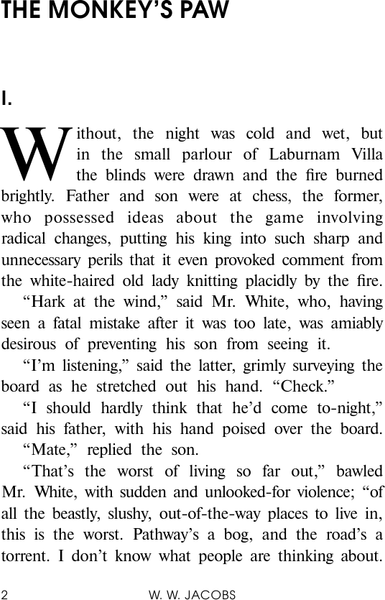 Изображение товара Книга АСТ The Monkey's Paw, мягкая обложка  (Jacobs W.W.)