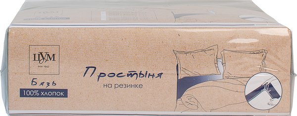 Изображение товара Простыня ЦУМ 1947 Зелень На резинке 200x160x25