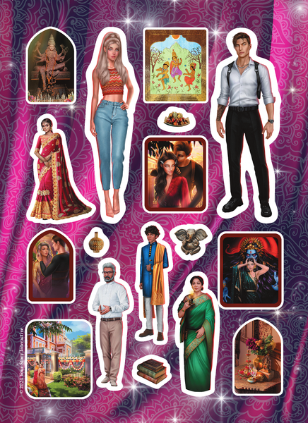 Изображение товара Набор наклеек АСТ Клуб Романтики. Кали: Зов Тьмы . (9785170965618)