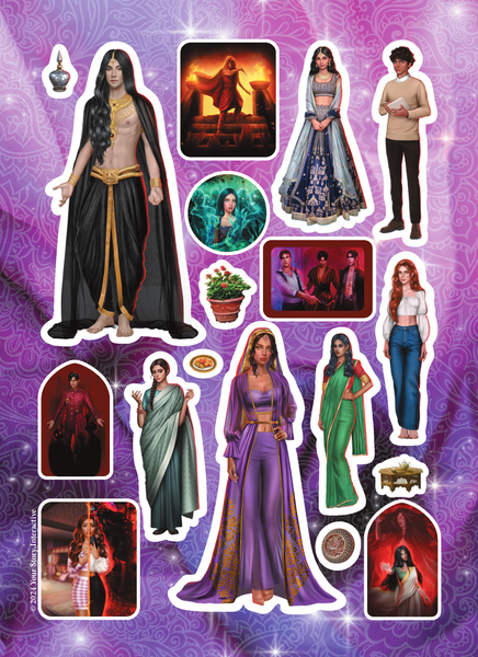 Изображение товара Набор наклеек АСТ Клуб Романтики. Кали: Зов Тьмы . (9785170965618)