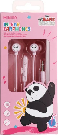 Изображение товара Наушники-гарнитура Miniso We Bare Bears Seaside Music Festival 5944
