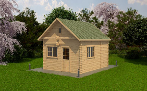 Изображение товара Дачный дом ДомБелКом ДС-2 4.0x5.0