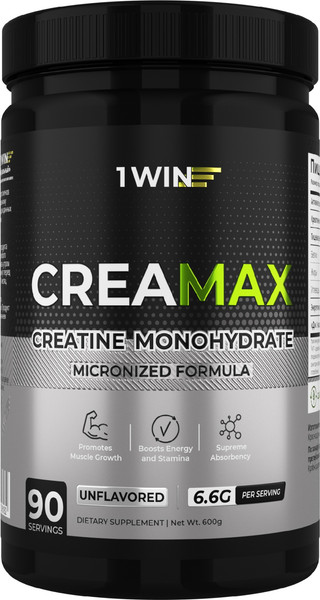 Изображение товара Креатин 1WIN Моногидрат (600г, нейтральный)
