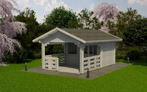 Изображение товара Дачный дом ДомБелКом ДС-7 3.6x4.8