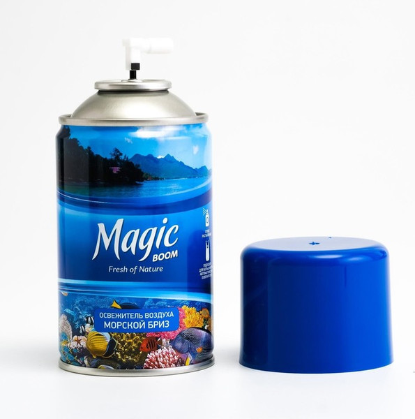 Изображение товара Сменный блок для освежителя воздуха Magic Boom Морской бриз (250мл)