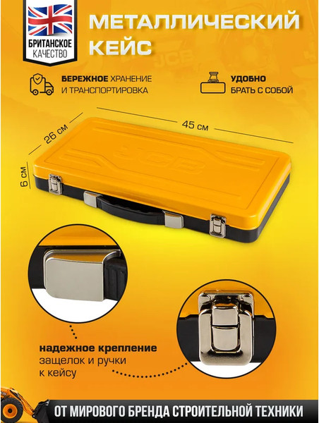 Изображение товара Универсальный набор инструментов JCB 4362M (60498)