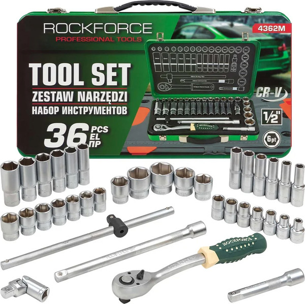 Изображение товара Универсальный набор инструментов RockForce RF-4362M (60499)