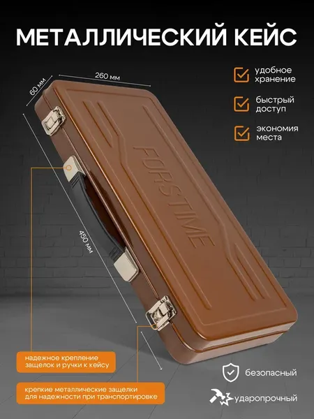 Изображение товара Универсальный набор инструментов Forstime FT-4362M (60501)