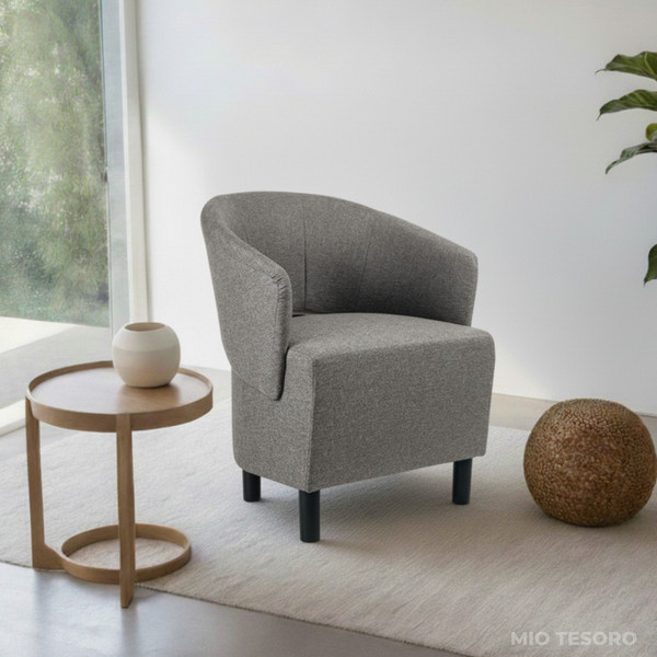 Изображение товара Кресло мягкое Mio Tesoro Мажор-2 (Lux 05 светло-серый)