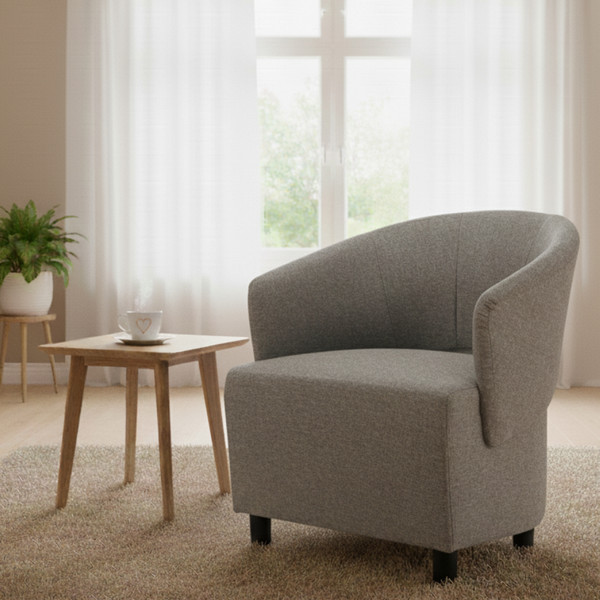 Изображение товара Кресло мягкое Mio Tesoro Мажор-2 (Lux 05 светло-серый)