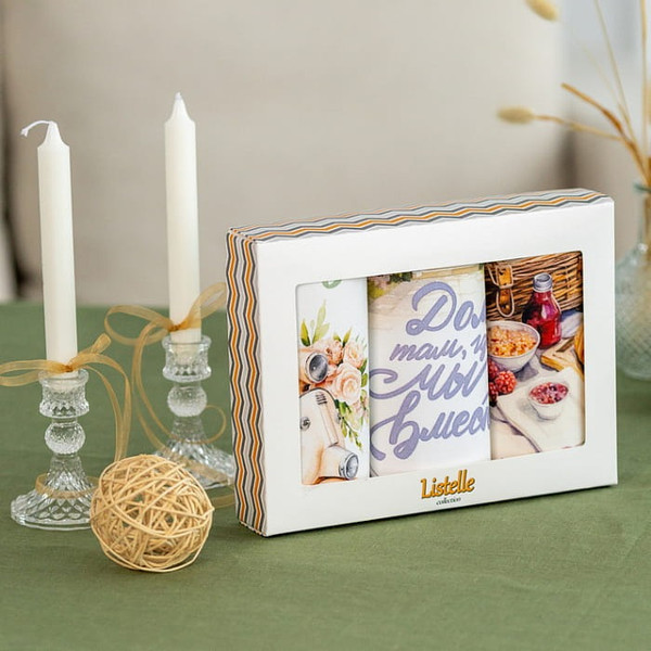 Изображение товара Набор полотенец Listelle Set-3 Пинки 417601