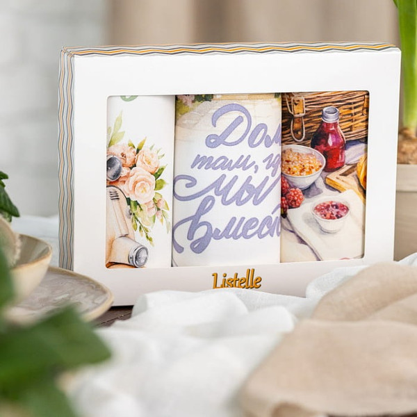 Изображение товара Набор полотенец Listelle Set-3 Пинки 417601