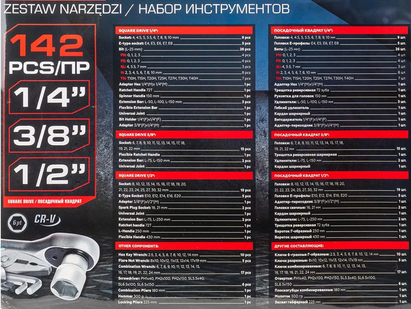 Изображение товара Универсальный набор инструментов Forsage F-41421-5 SM (60503)