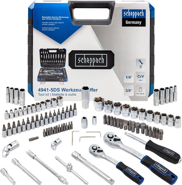 Изображение товара Универсальный набор инструментов Scheppach Sch-4941-5DS (60770)