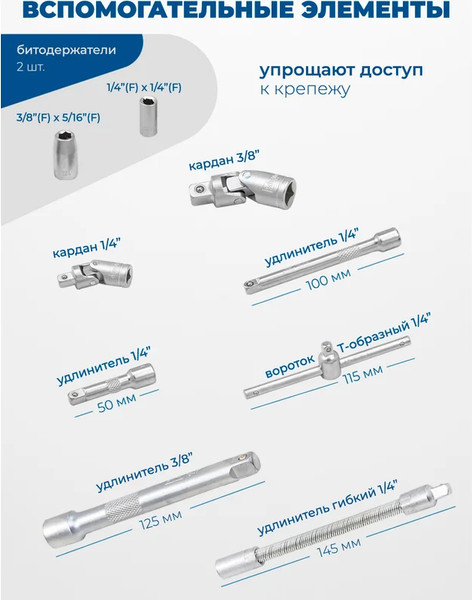 Изображение товара Универсальный набор инструментов Scheppach Sch-4941-5DS (60770)